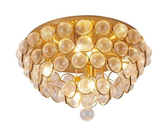 Brass Semi Flush Mount - BE13C24BR