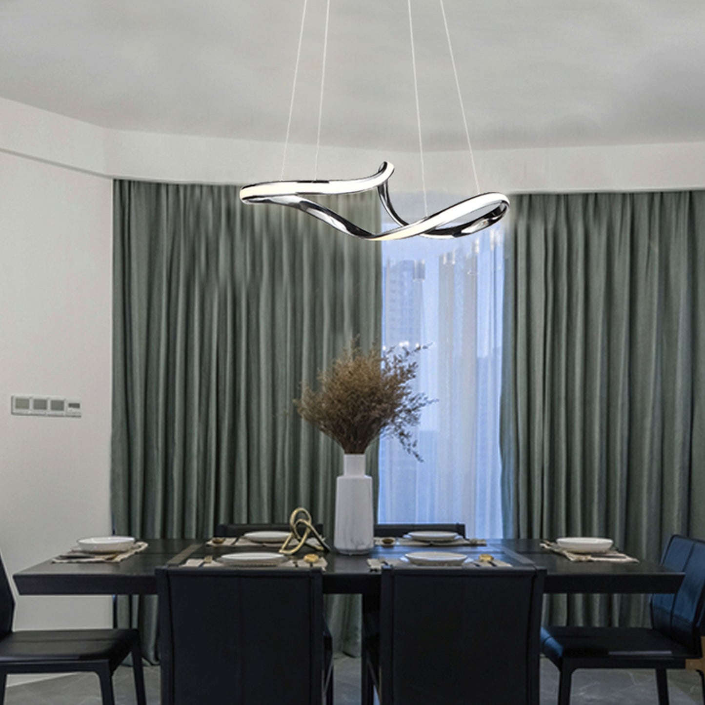 Chrome LED Chandelier - TR23