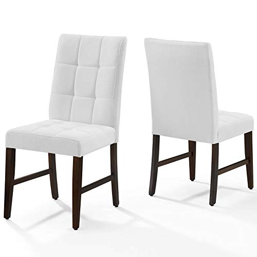 Modway Promulgate Biscuit Tufted Upholstered Fabric Dining Side Chair