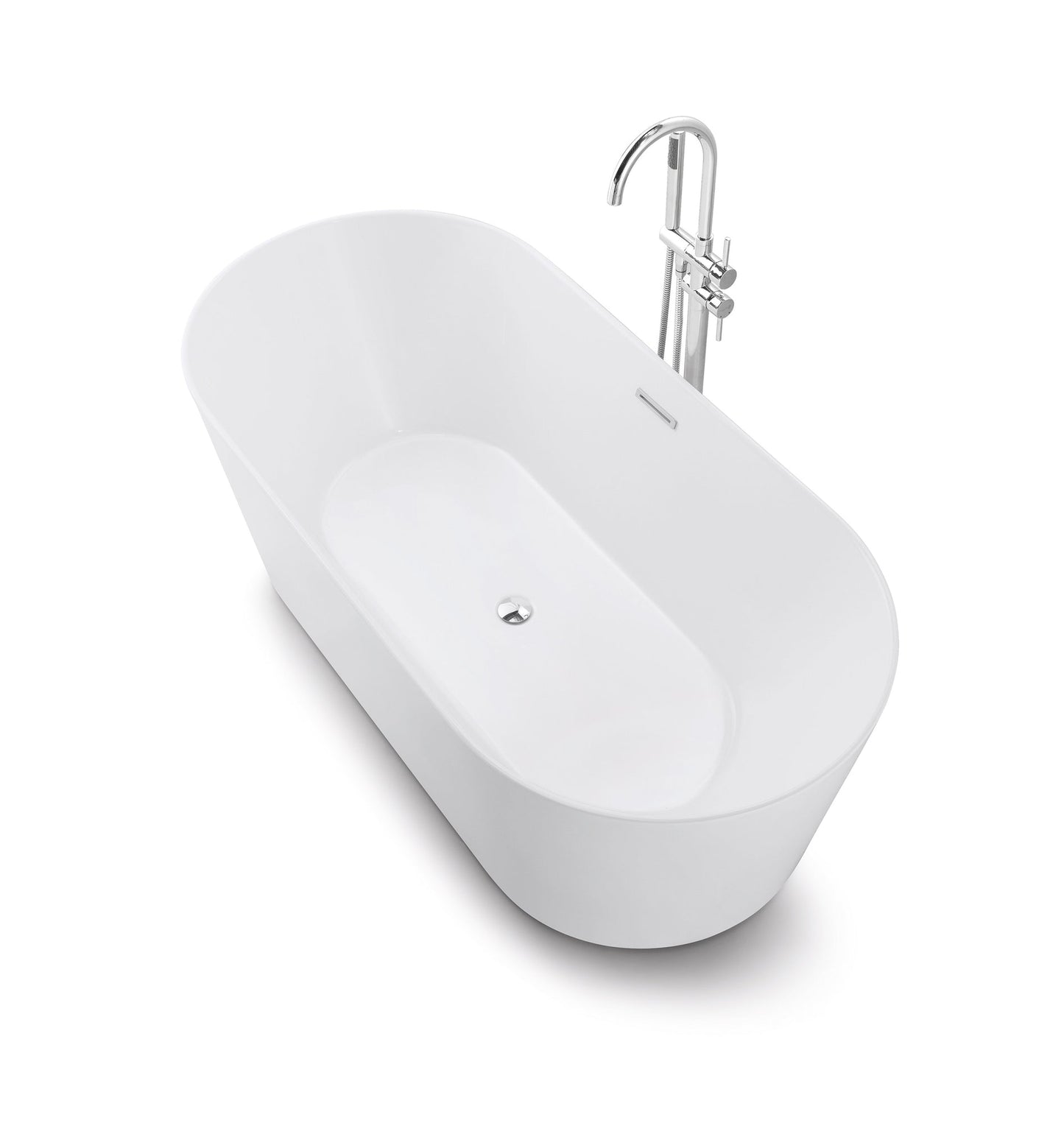 Cartisan Design 60-inch BT-03 Modern Freestanding Bathtub (Acrylic)