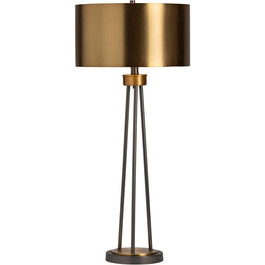 Crestview Collection Priestley Table Lamp Metal Black