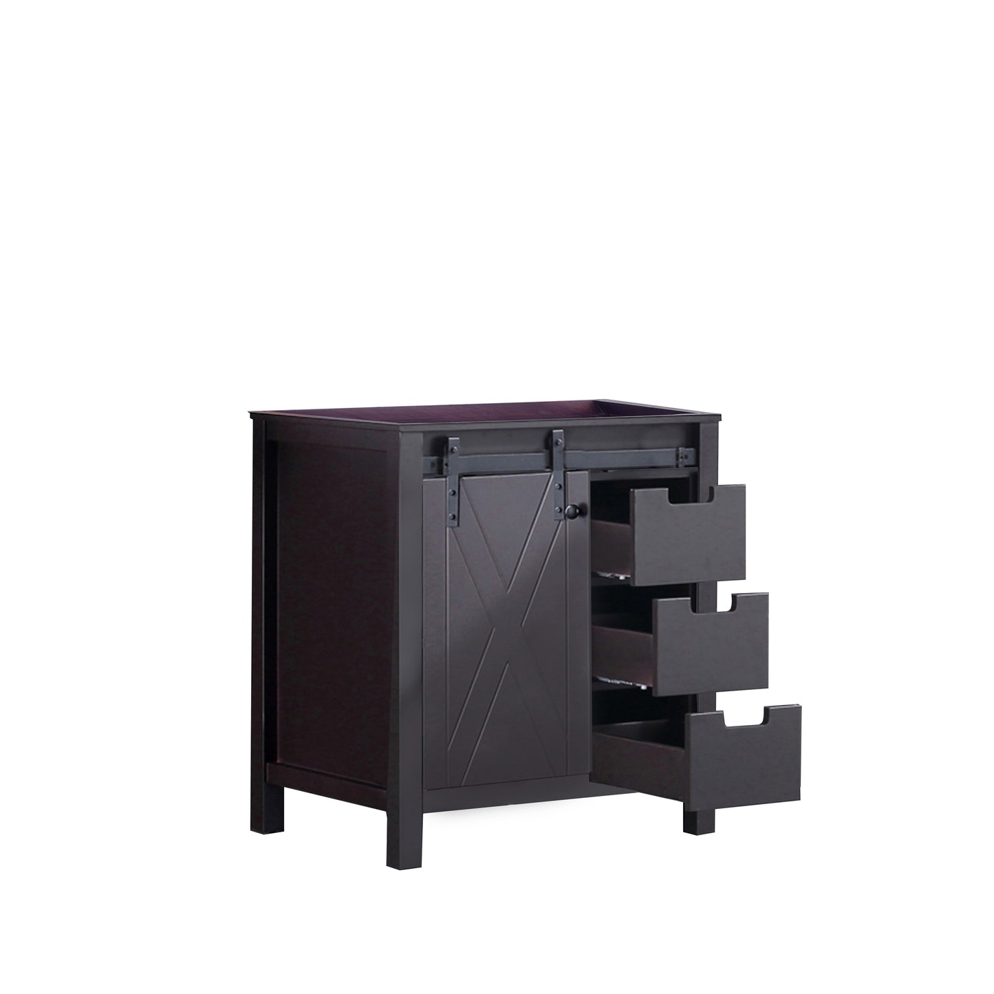 Marsyas 30" Brown Vanity Cabinet Only