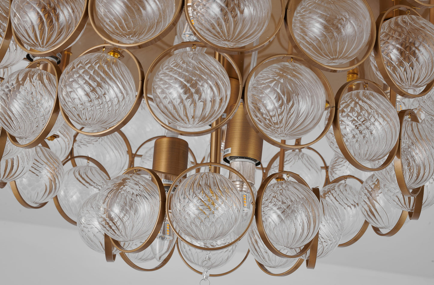 Brass Semi Flush Mount - BE13C24BR