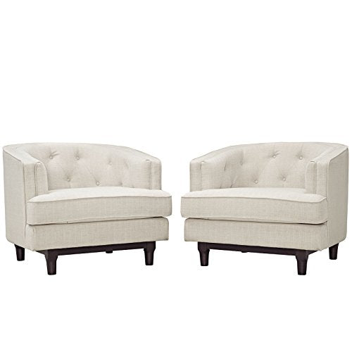 Modway Coast Fabric Upholstered Contemporary Modern