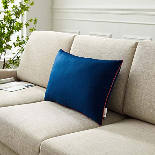 Modway Accentuate Lumbar Performance Velvet Throw Pillow