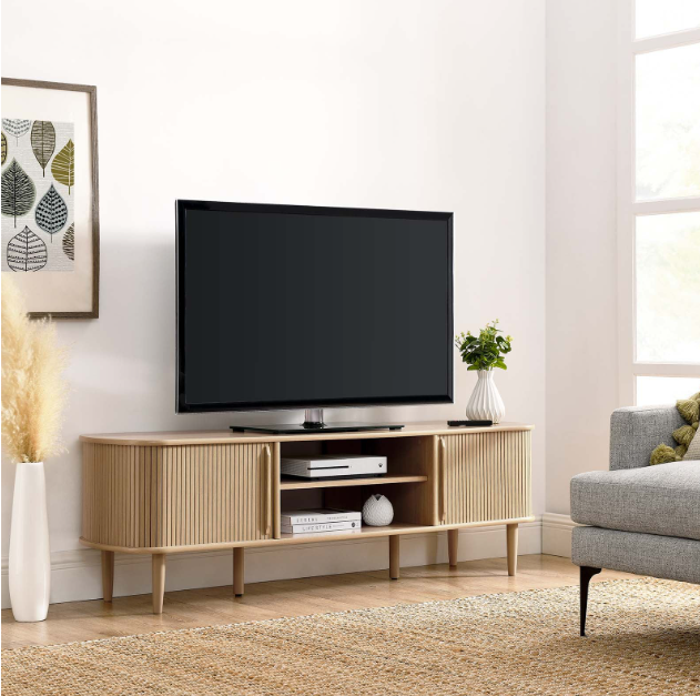 Contour 63" Wood TV Stand