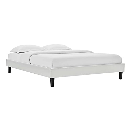 Modway MOD-6266-LGR Platform, Queen, Light Gray