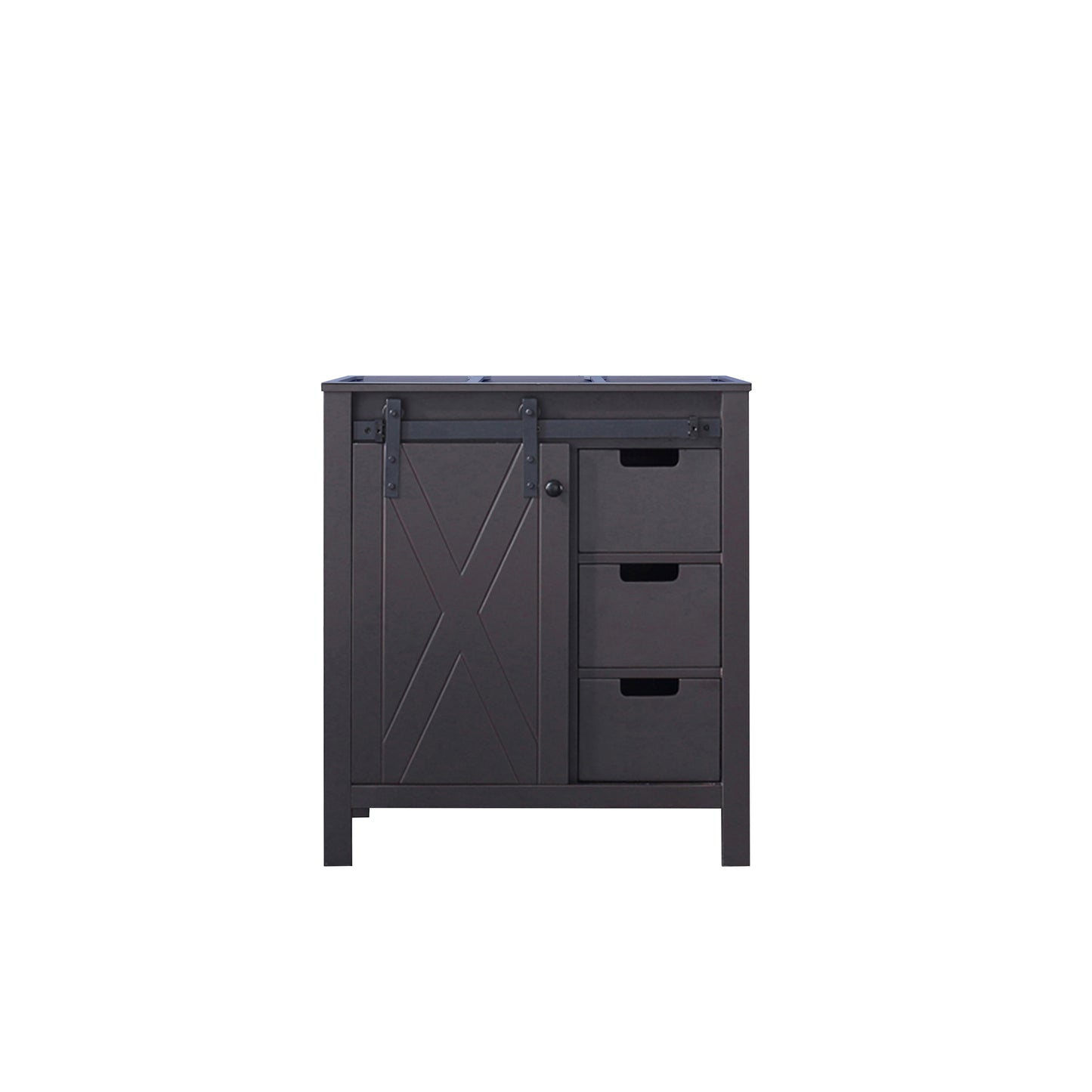 Marsyas 30" Brown Vanity Cabinet Only