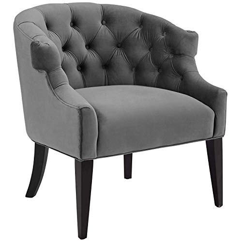Modway EEI-3452-NAV Precept Accent Performance Velvet Armchair