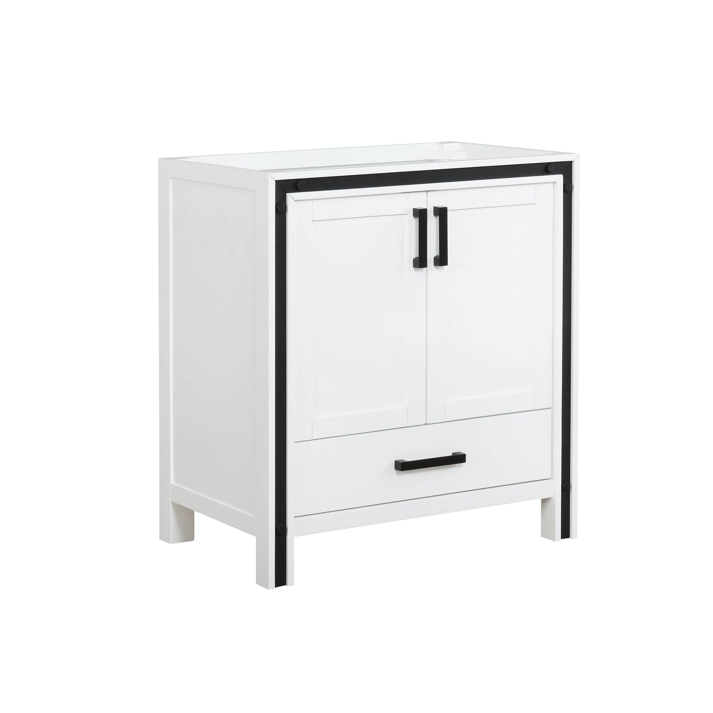 Ziva 30" White Vanity Cabinet Only