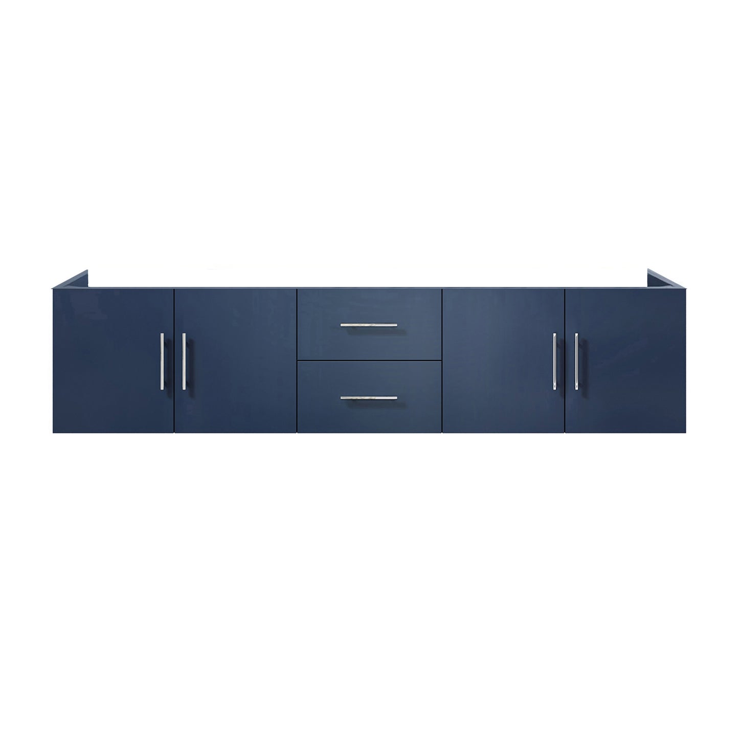 Geneva 80" Navy Blue Vanity Cabinet Only