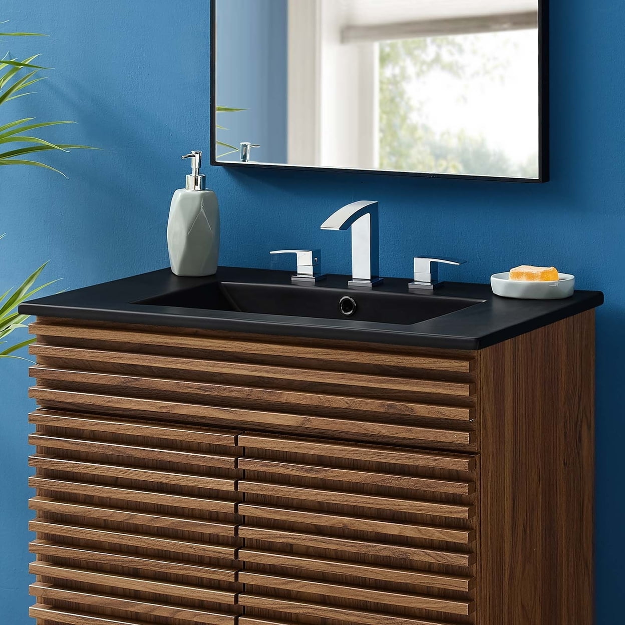 Cayman 30" Bathroom Sink in Black