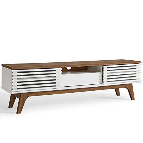 Modway Render Mid-Century Modern Low Profile TV Stand