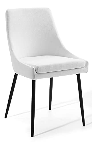 Modway Viscount Upholstered Fabric Side Dining Chairs Set of 2