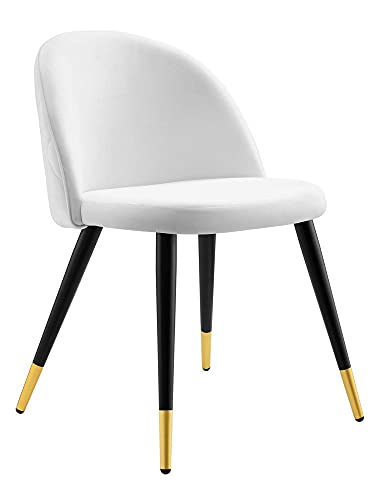 Modway Cordial Performance Velvet Dining Accent Chairs Set of 2