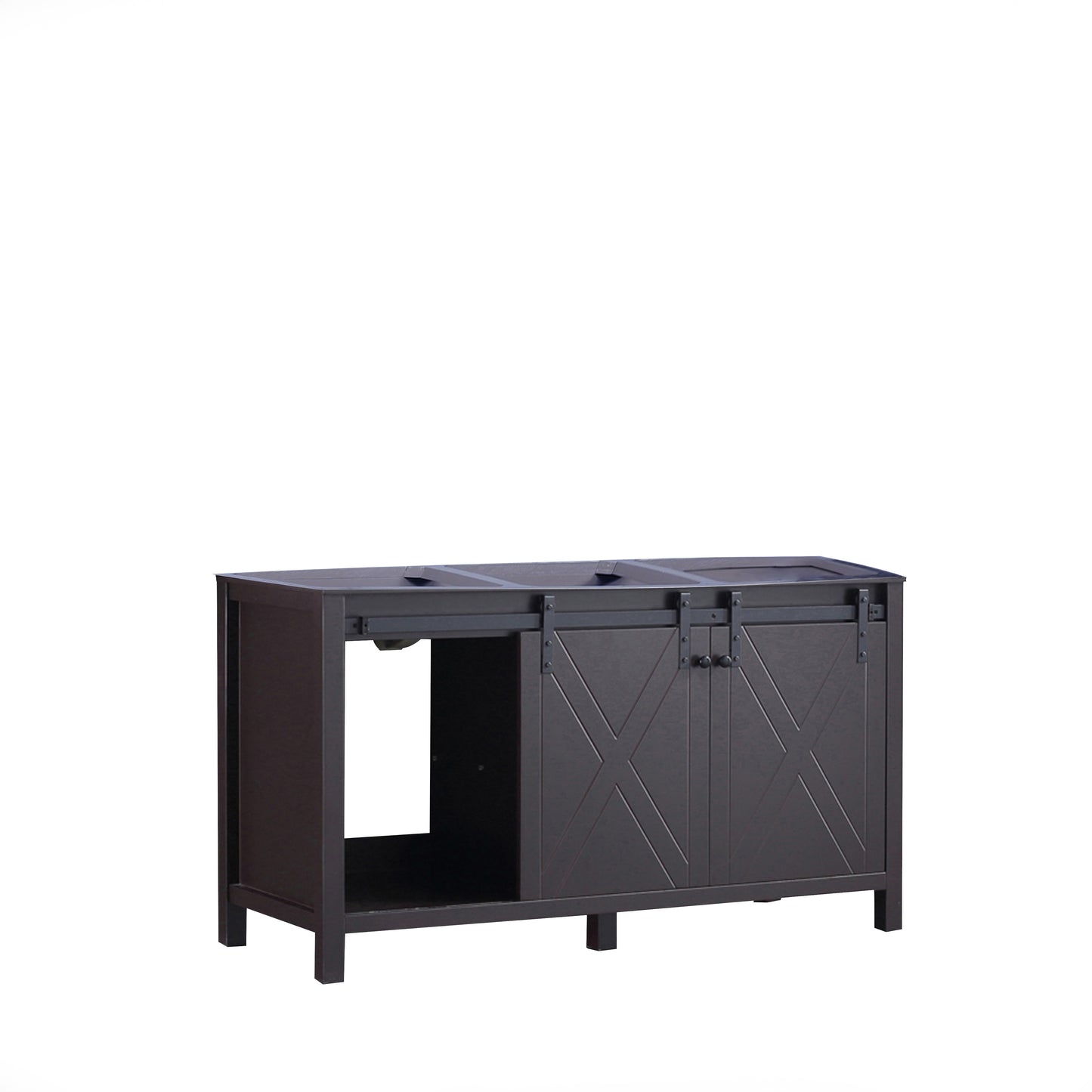 Marsyas 60" Brown Vanity Cabinet Only