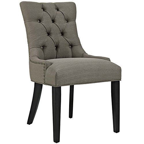 Modway Regent Modern Tufted Upholstered Fabric Kitchen and Dining Room Chair