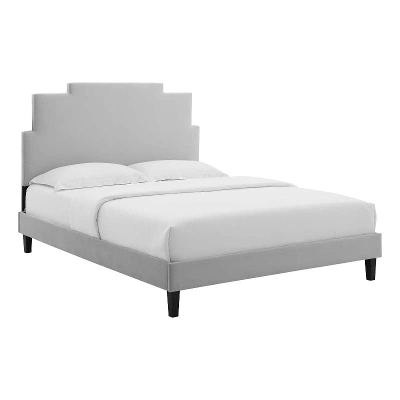 Modway Lindsey Platform, King, Light Gray