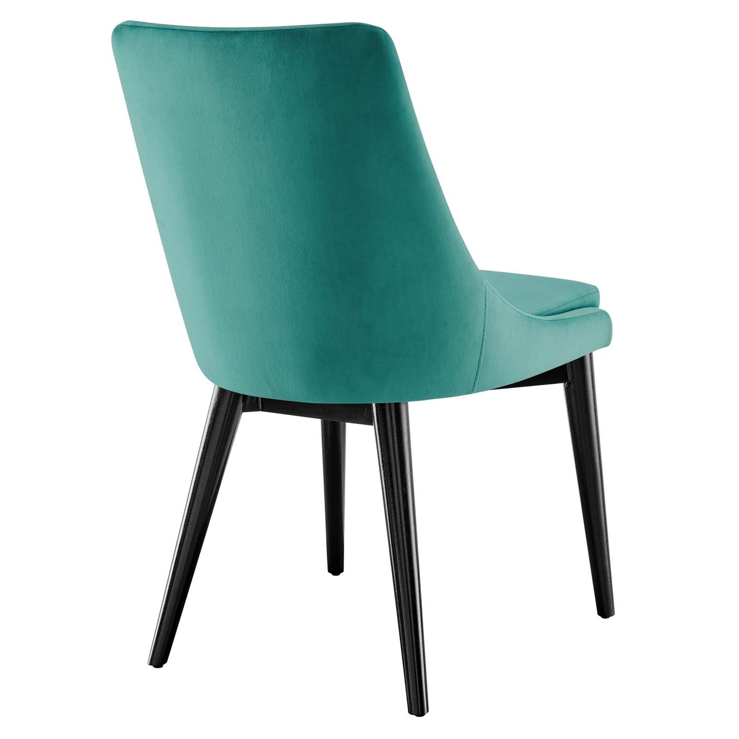 Modway Viscount Performance Velvet Dining Chair with Teal Finish EEI-5009-TEA