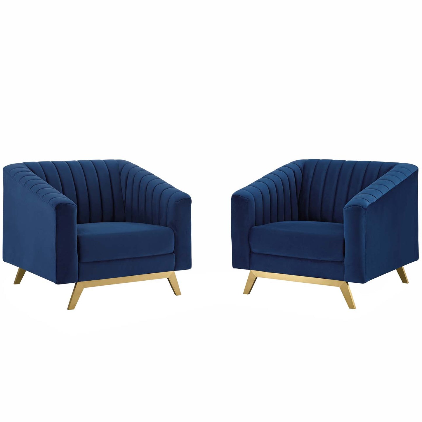 Modway Valiant Armchair, Navy