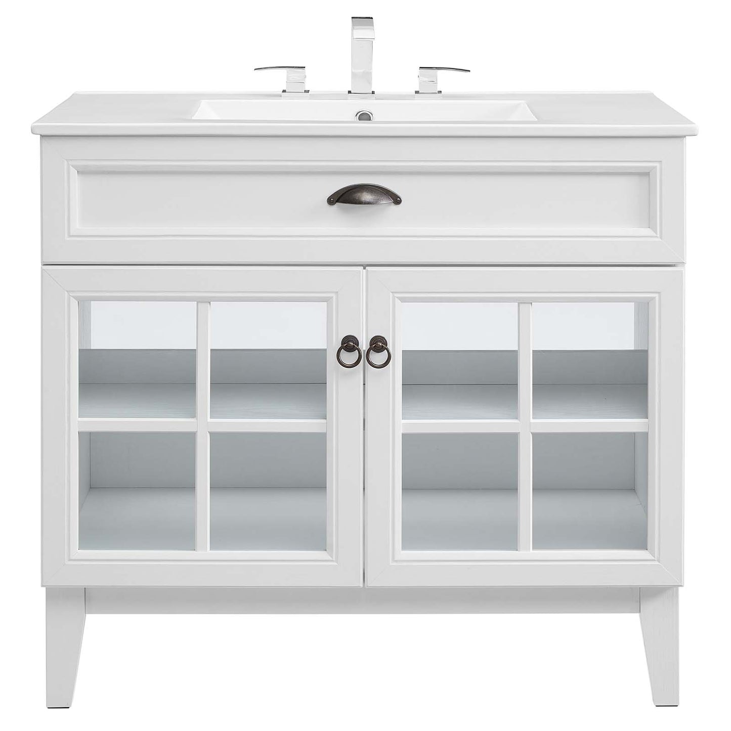 Modway Isle 36" Bathroom Vanity with Sink White