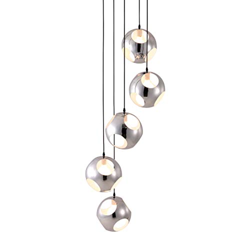 Zuo Modern 50102-DISC Ceiling Lamp Chrome Meteor Shower