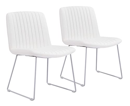 Zuo Joy Dining Chair (Set of 2) White