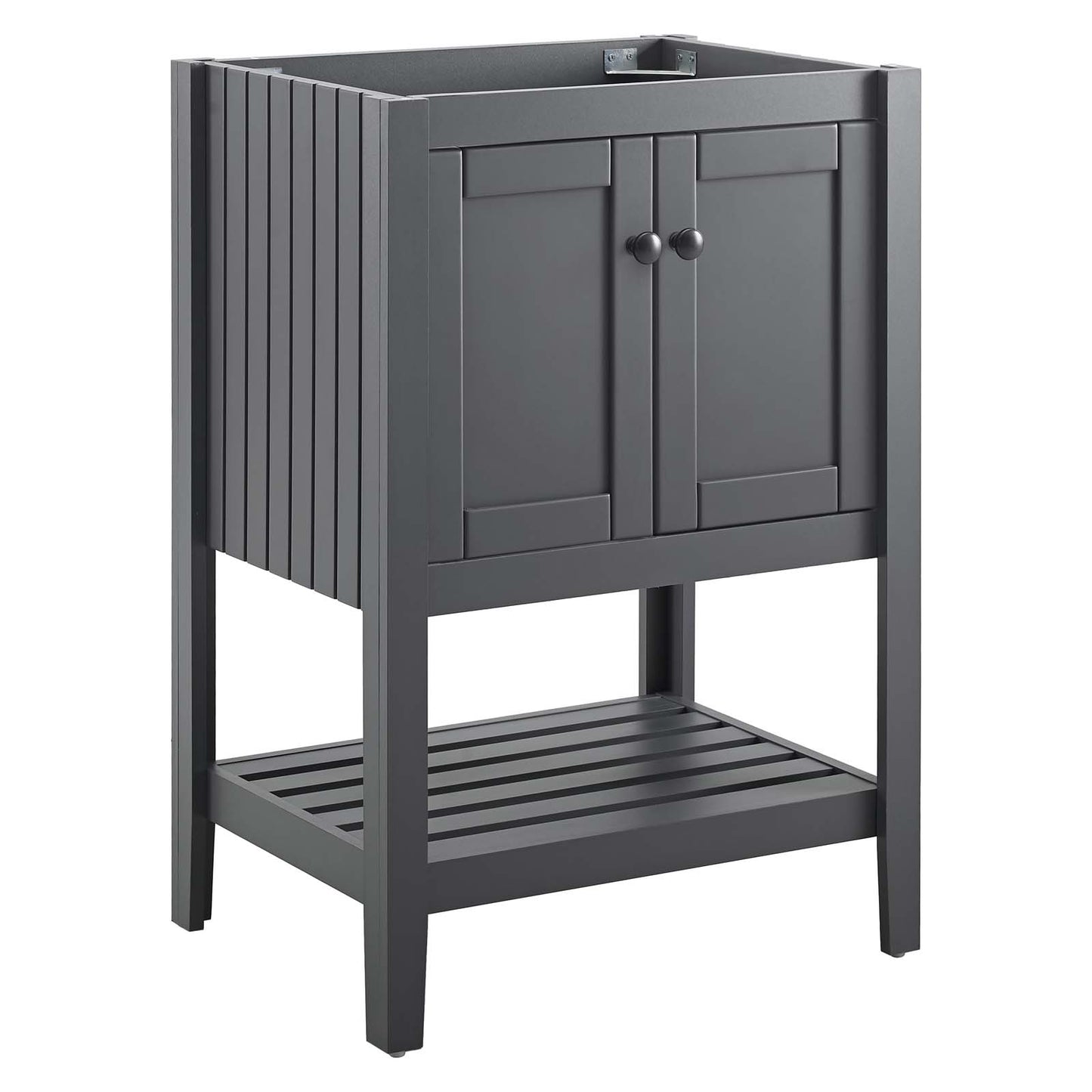 Modway EEI-3919-GRY Prestige 23" Bathroom Vanity Cabinet in Gray (Sink Basin Not Included), 23 Inch