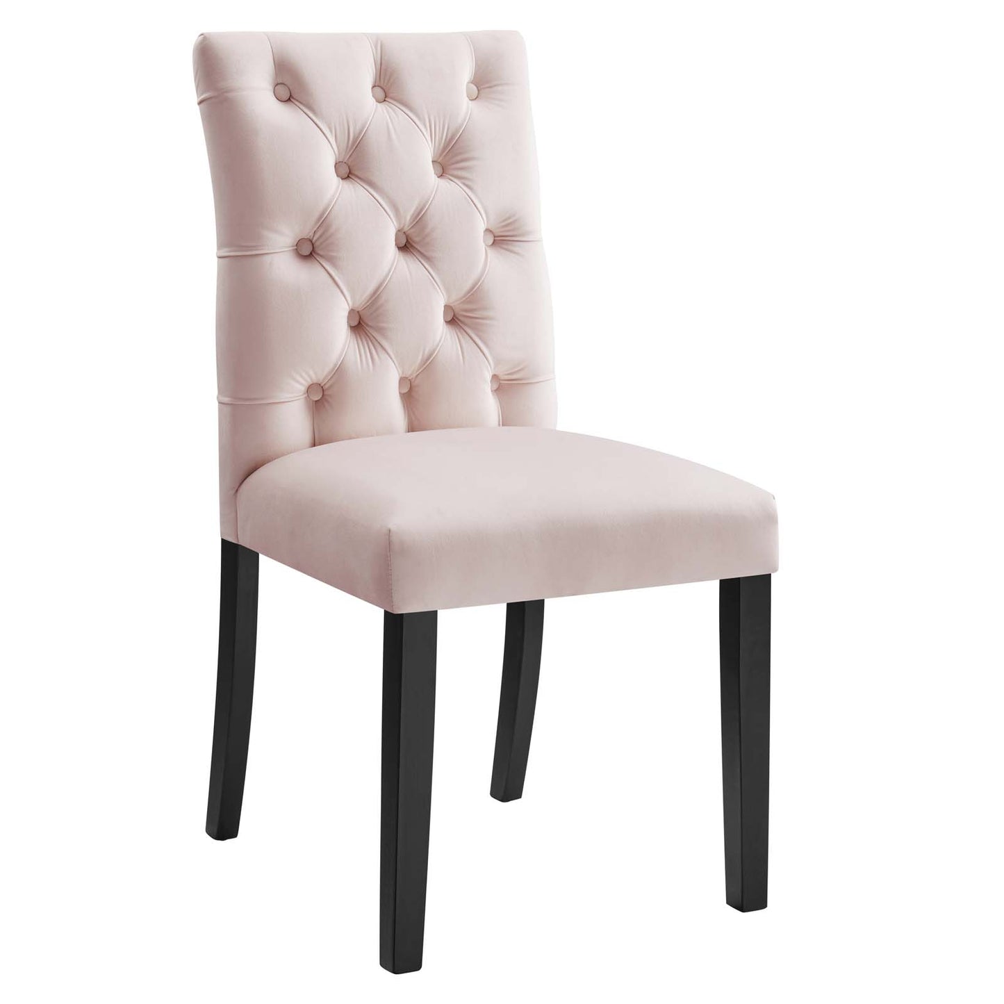 Modway Duchess Velvet Set of 2 Dining Chairs with Pink Finish EEI-5011-PNK