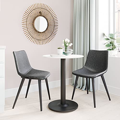 Zuo Modern Dining Chair (Set of 2) Vintage Black Daniel