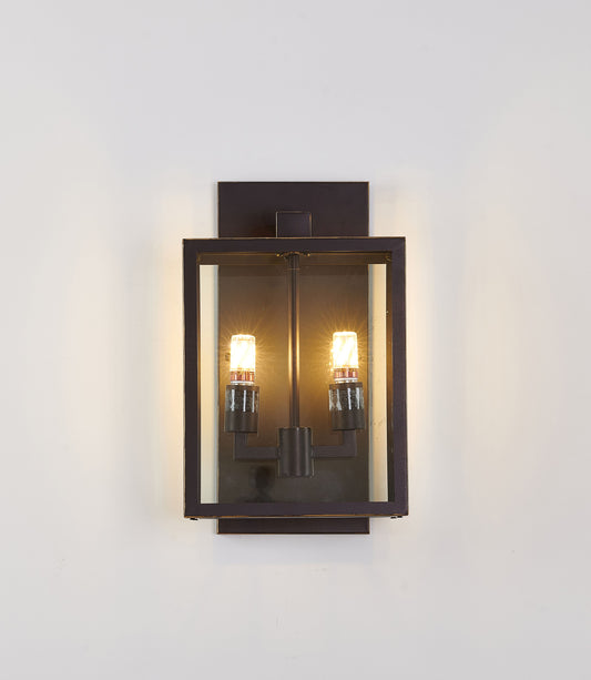 Bronzed Black Outdoor Wall Sconce - KC04W16BLK