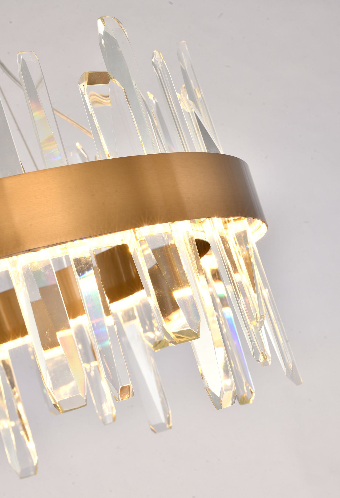 Antique Gold LED Chandelier - FT70C24G-1