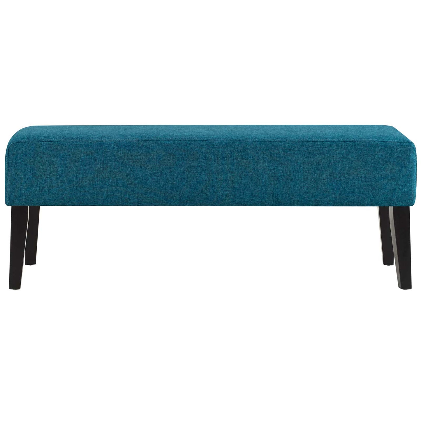 Modway Connect Plush Polyester Upholstered Contemporary Bench in Teal