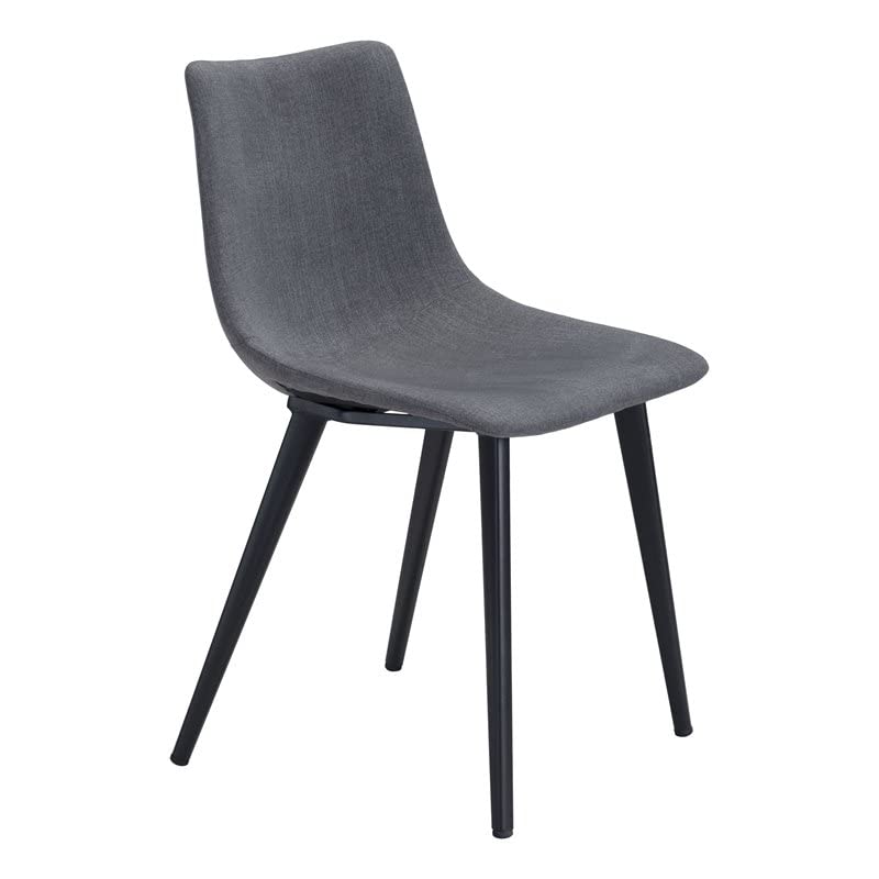 Zuo Modern Dining Chair (Set of 2) Gray Daniel