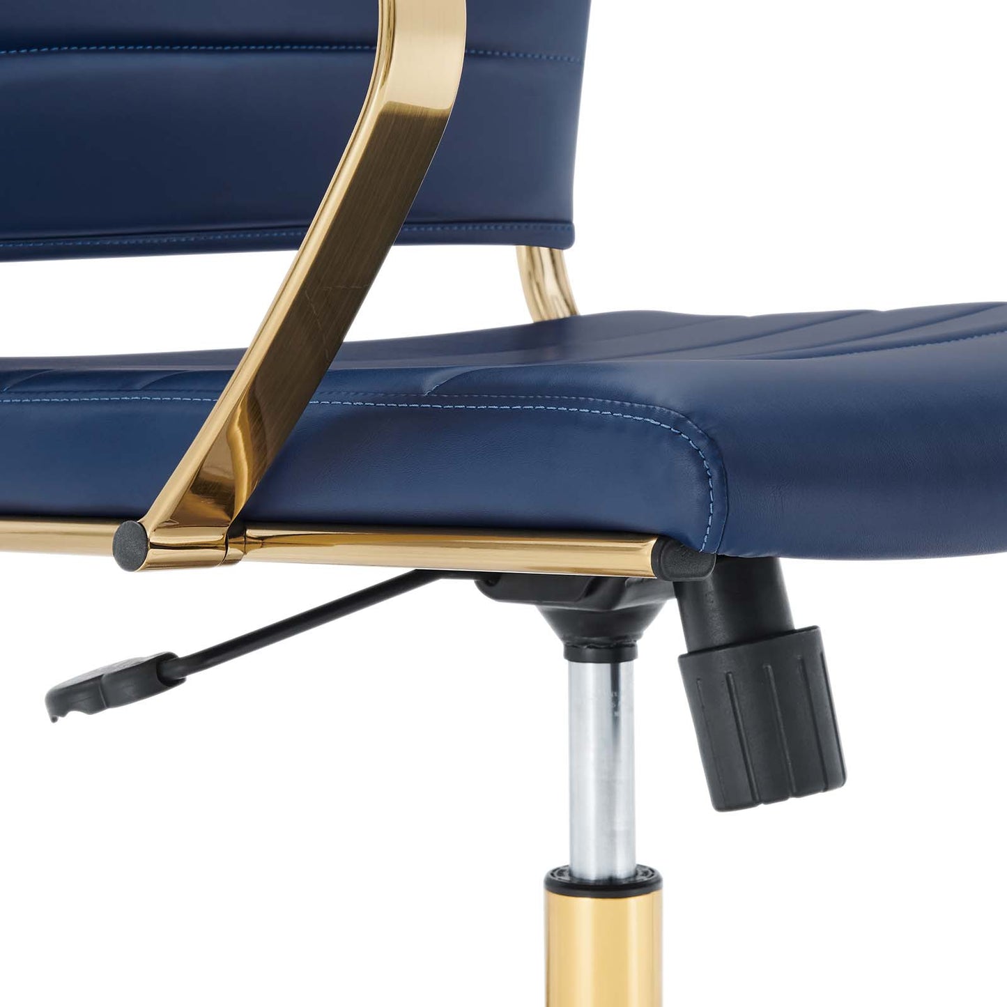 Modway Jive Gold Midback Office Chair with Gold Navy Finish EEI-3418-GLD-NAV