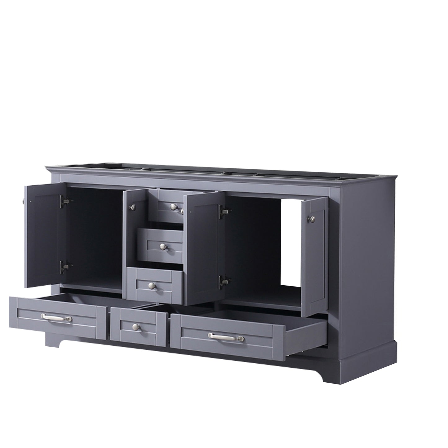 Dukes 60" Dark Grey Vanity Cabinet Only