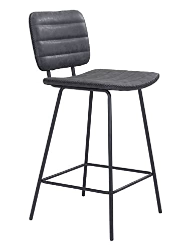 Boston Counter Chair (Set of 2) Vintage Black