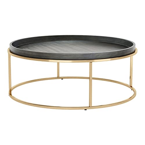 Zuo Jahre Coffee Table Black & Brass