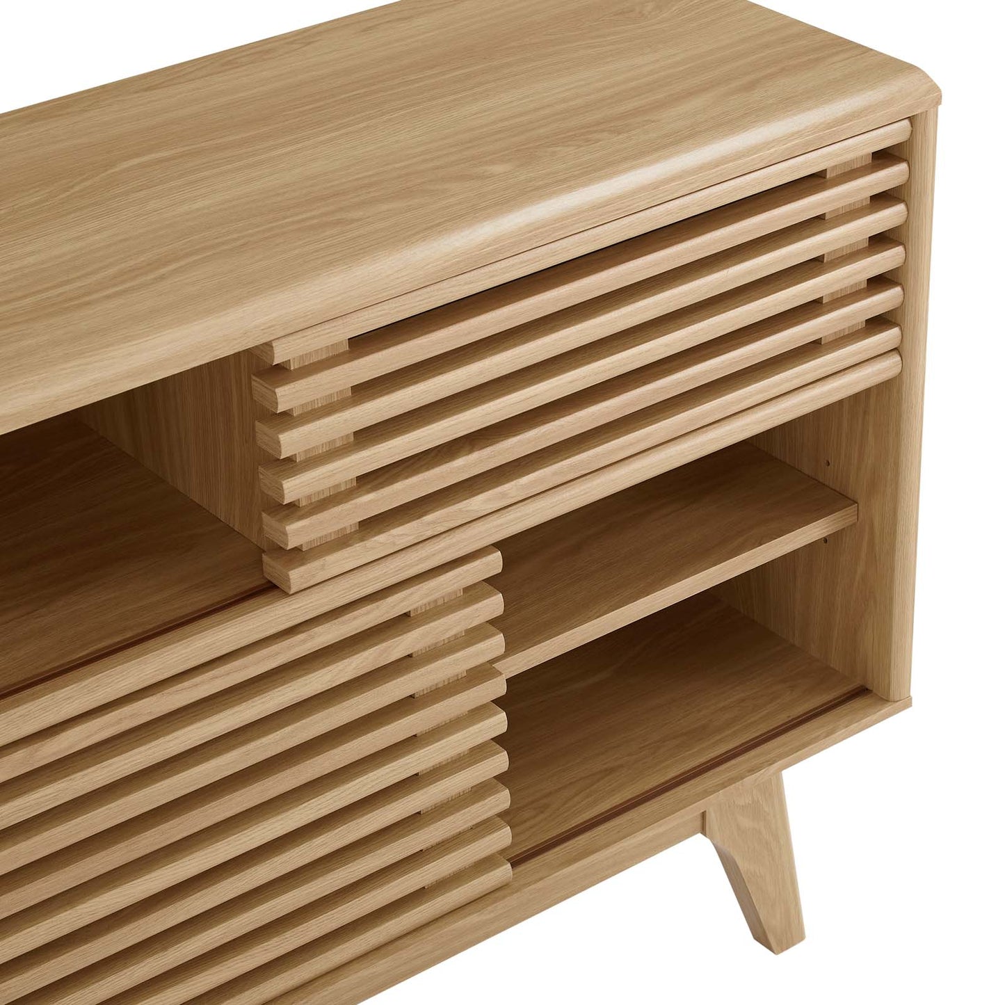 Modway Render Mid-Century Modern Two-Tier Display Stand