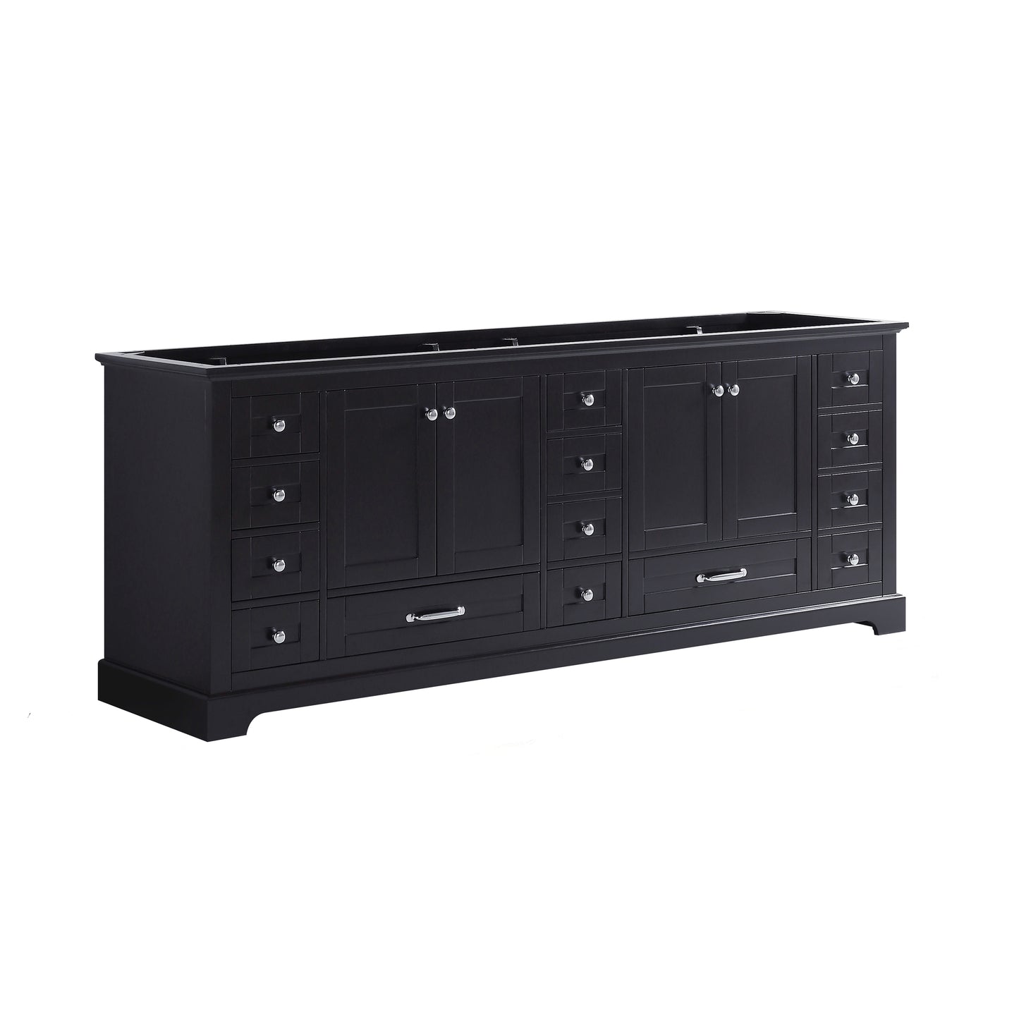 Dukes 84" Espresso Vanity Cabinet Only