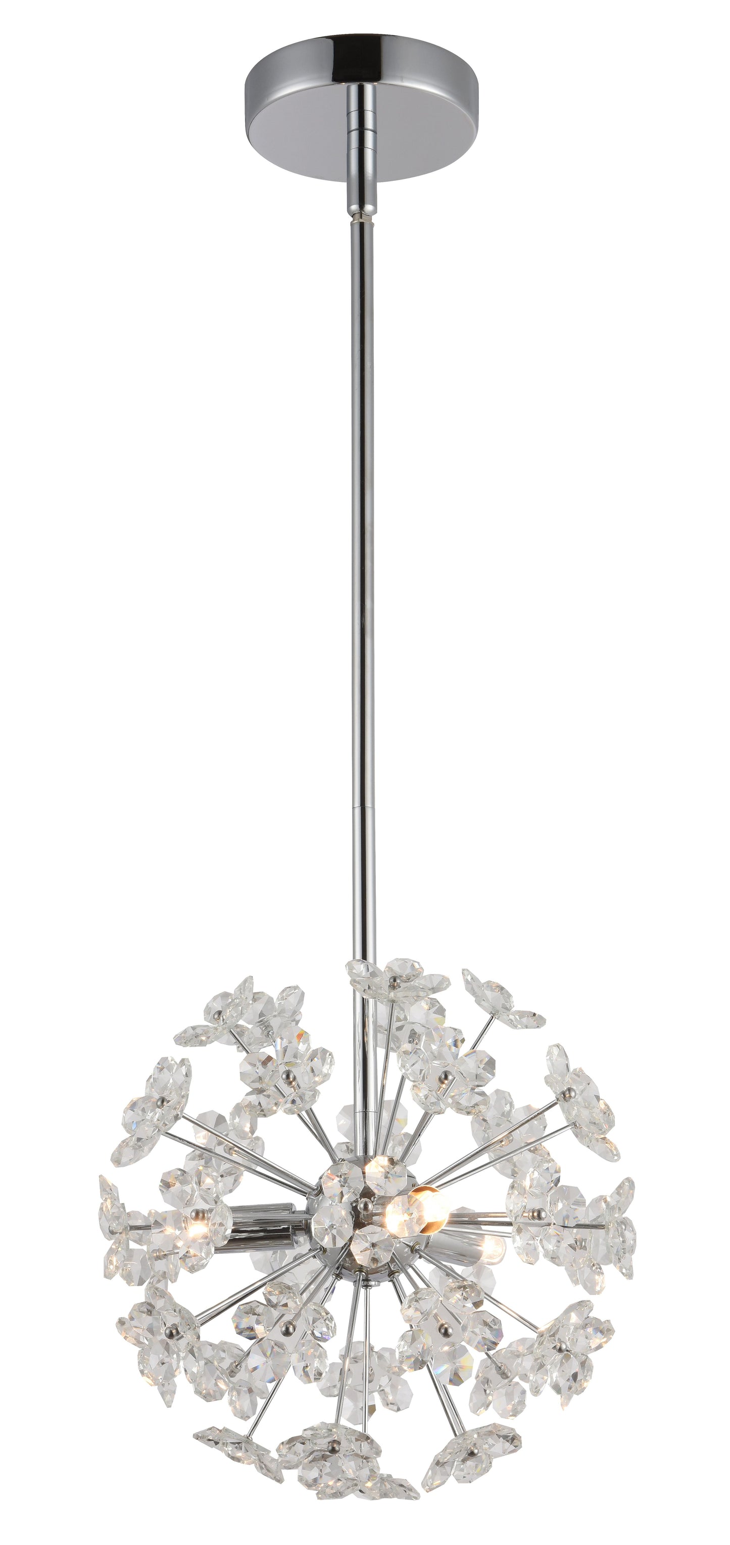 Chrome Single Pendant Lighting - ZP190P7CH