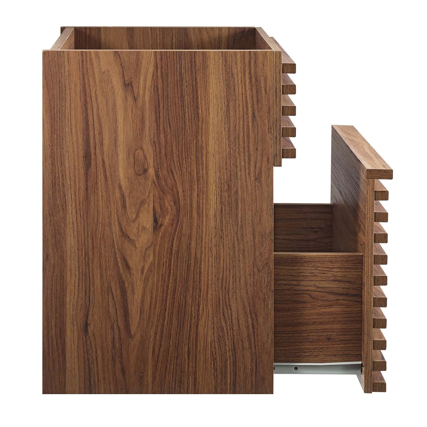 Modway EEI-4848-WAL Render 18" Wall-Mount Bathroom Vanity Cabinet, Walnut