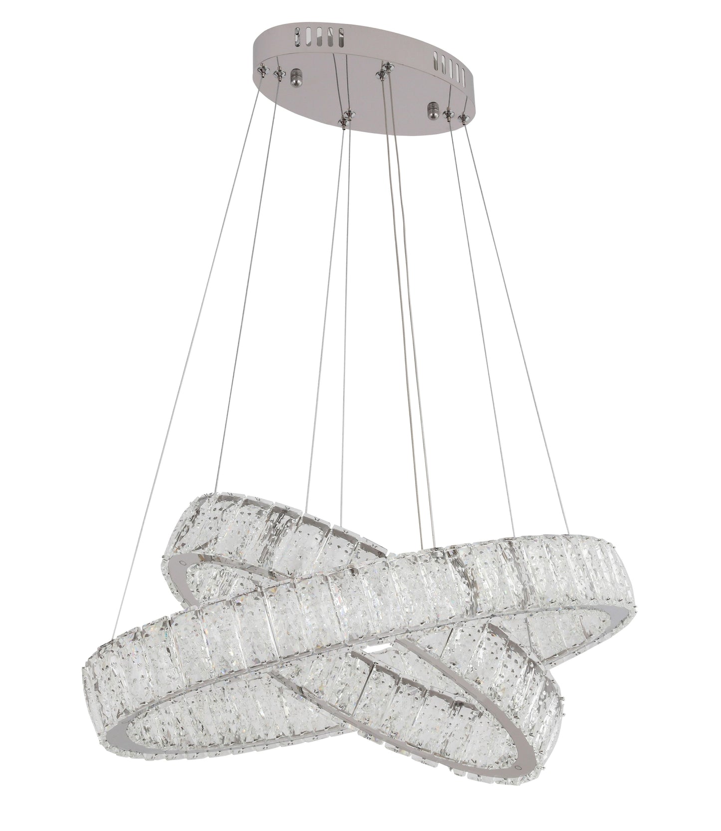 Chrome LED Chandelier - FT38C24CH