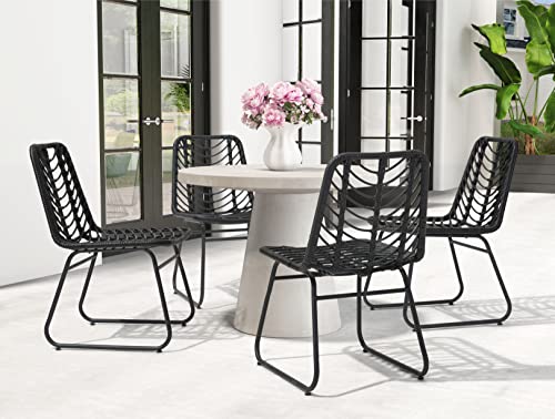 Zuo Modern Dining Chair (Set of 2) Black Laporte