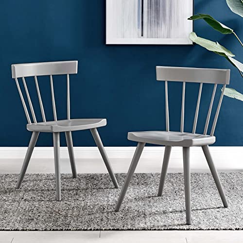 Modway Sutter Dining Room Tables and Chairs, Light Gray