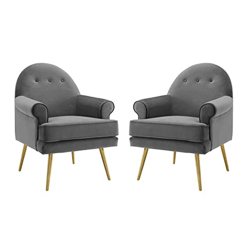 Modway Revive Armchair Performance Velvet Set of 2
