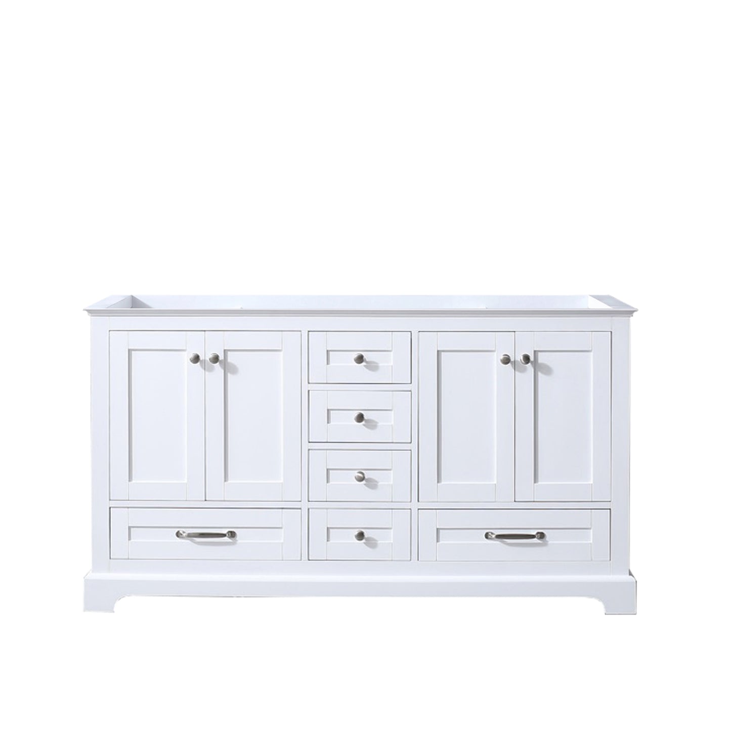 Dukes 60" White Vanity Cabinet Only