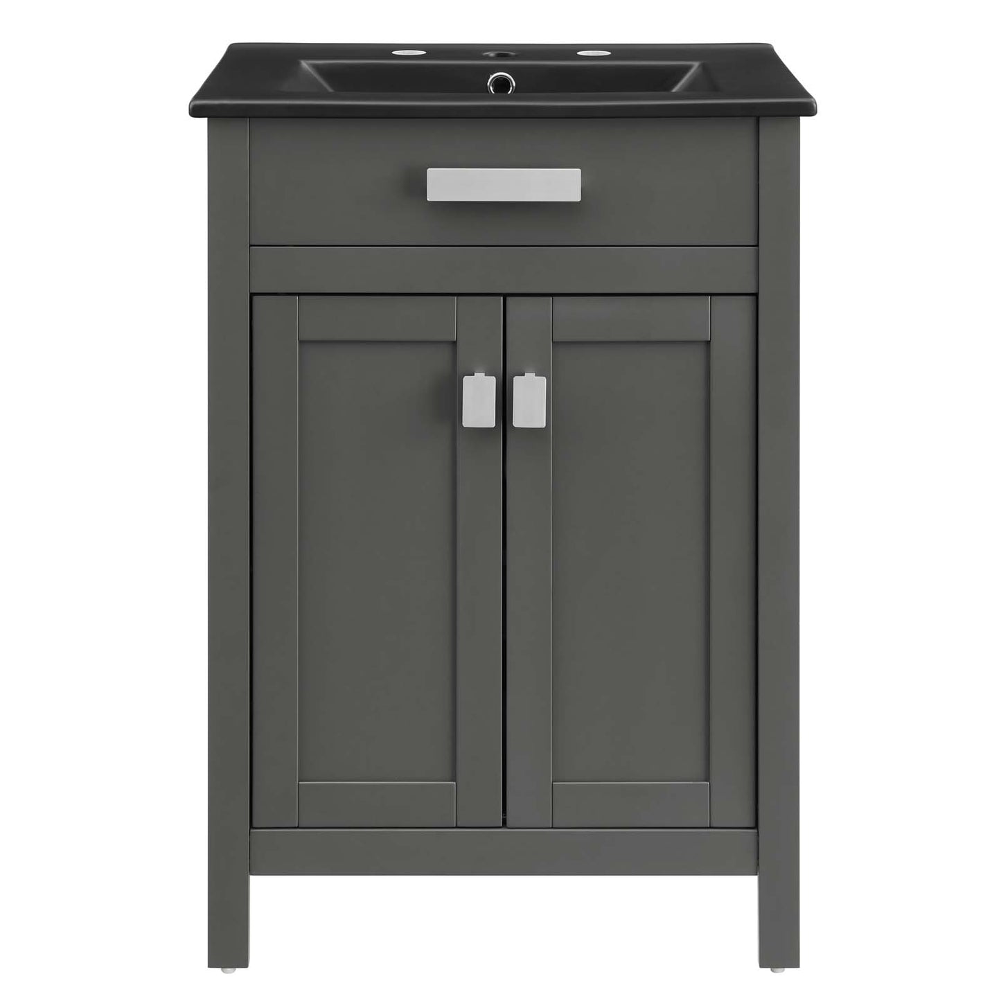 Modway Laguna 24" Bathroom Vanity in Gray Black