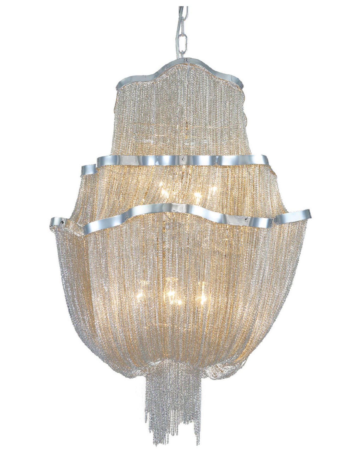 Chrome Chain Lighting - KH0151C