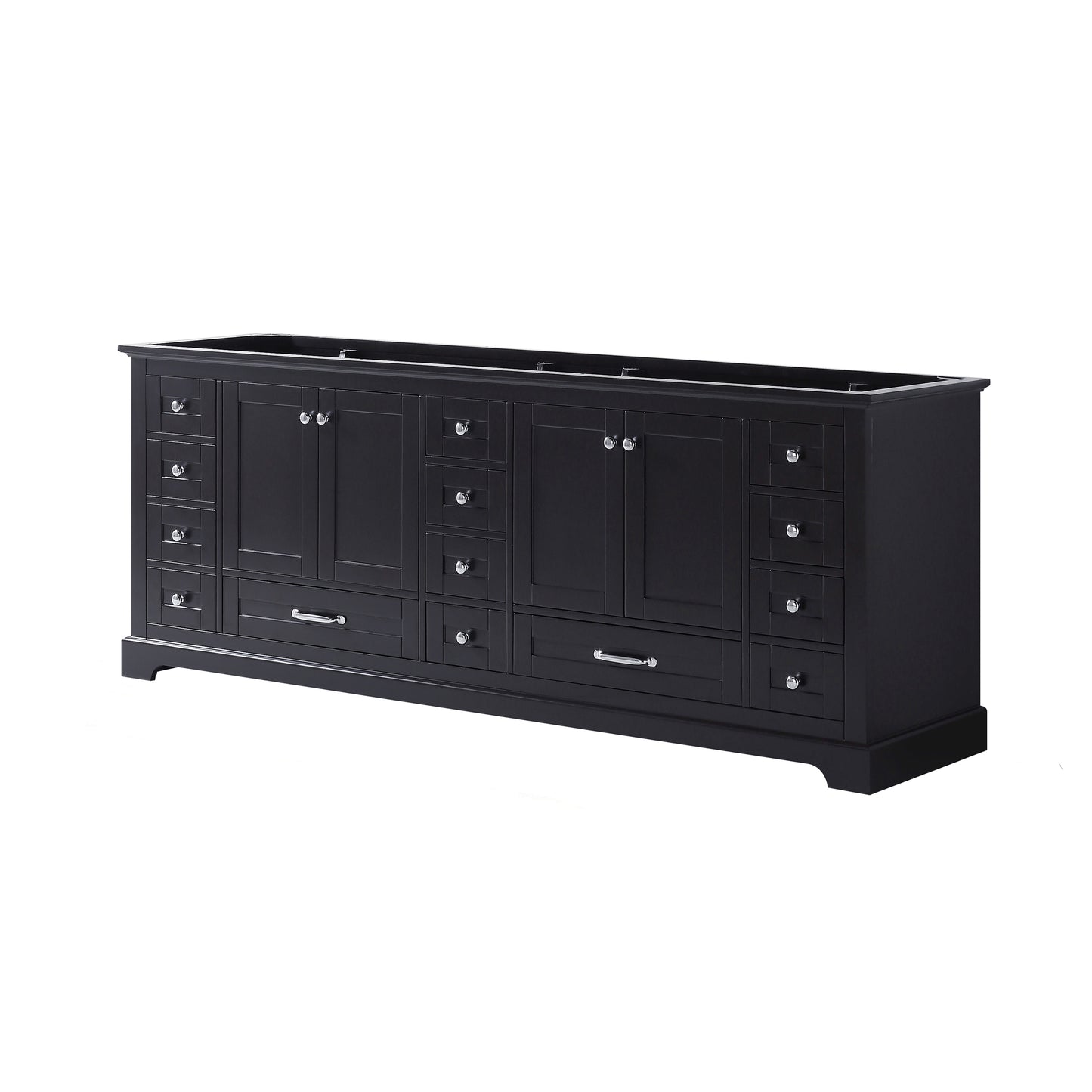 Dukes 84" Espresso Vanity Cabinet Only